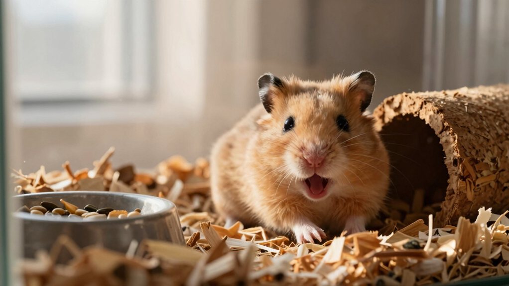 morning hamster awakening cues