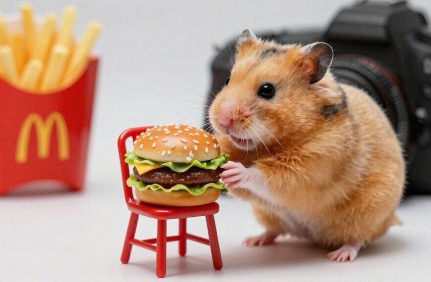 no hamsters cannot eat mcdonald s