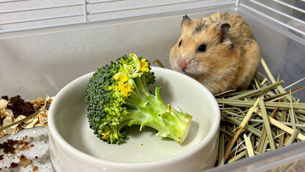 occasional broccoli not daily