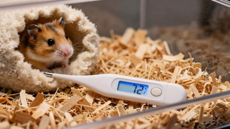 optimal hamster habitat temperature monitoring