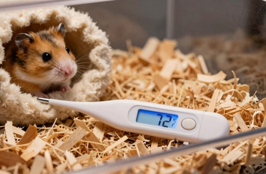 optimal hamster habitat temperature monitoring