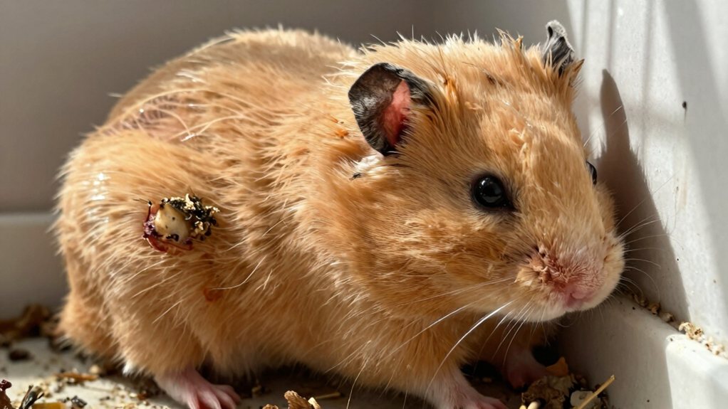pain behind unkempt fur