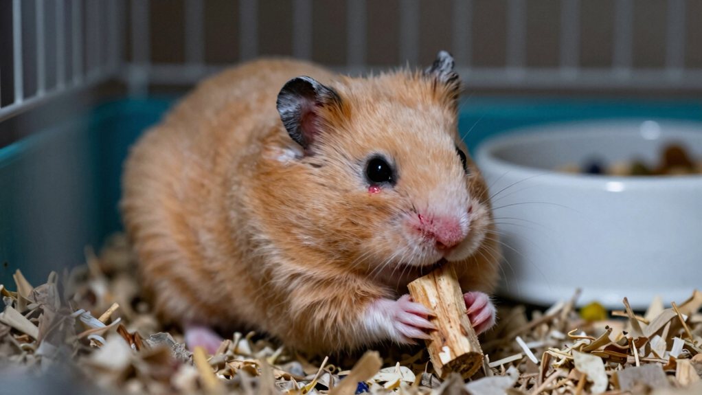pain signs in hamsters