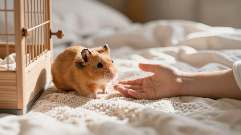 patience builds hamster trust
