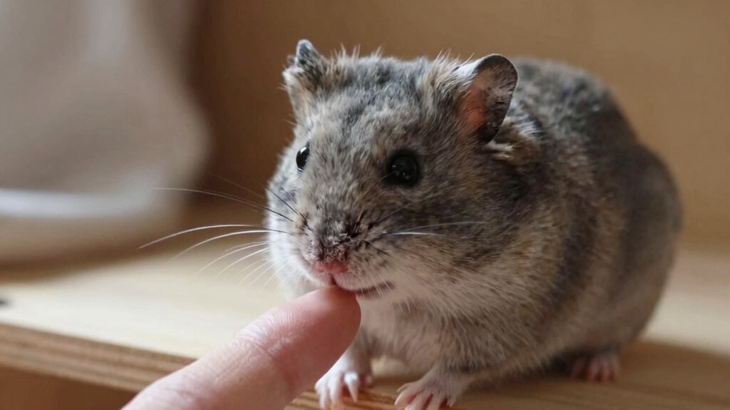 patience builds hamster trust