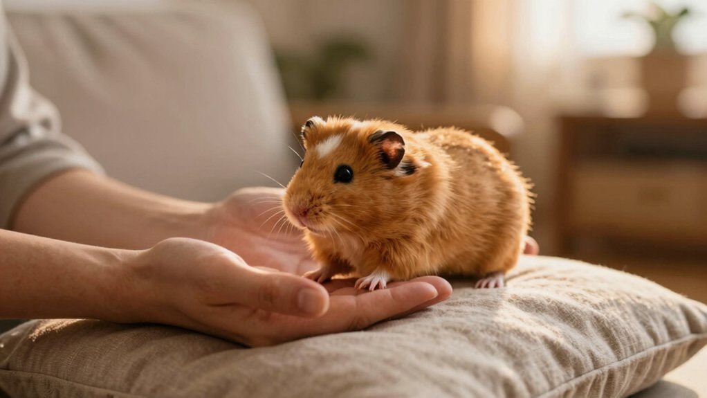 patience builds hamster trust