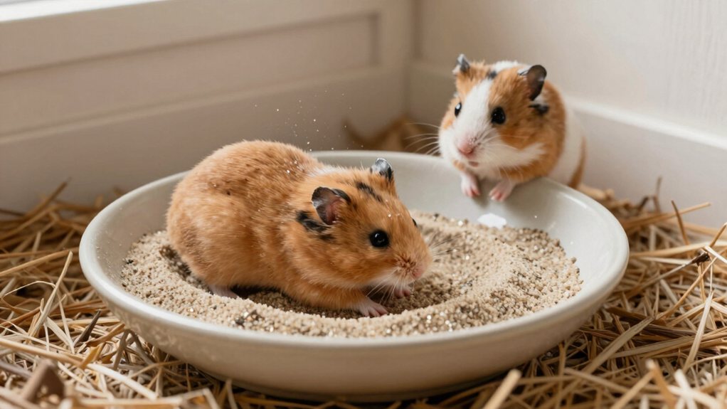 quiet safe sand bath