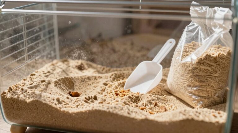 replace sand weekly for hygiene