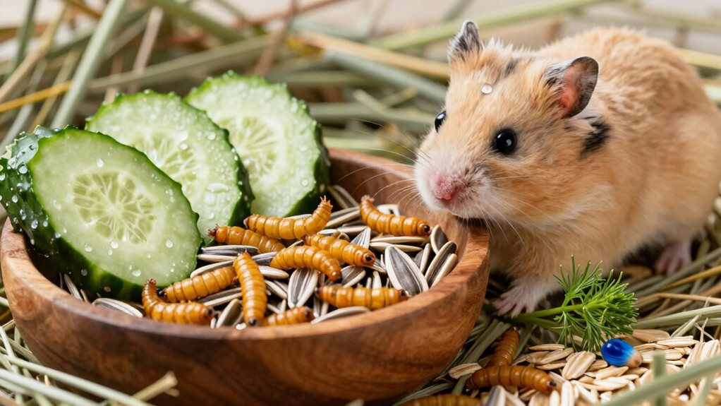 roborovski hamster snack options