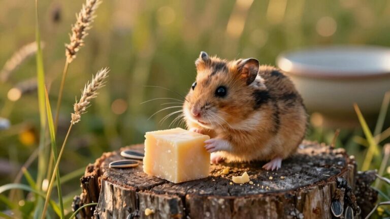 roborovski hamsters cheese consumption caution