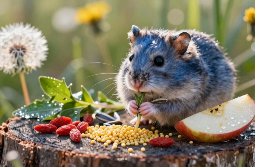 russian dwarf hamsters love seeds grains vegetables and fruits