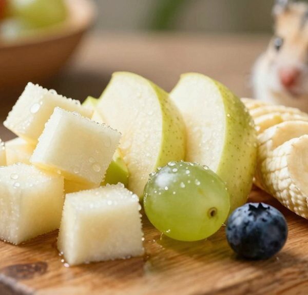 safe fruits for hamsters