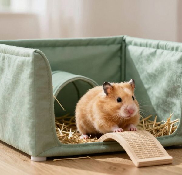 safe hamster playpen exploration