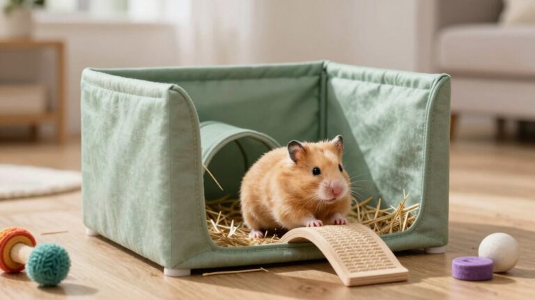 safe hamster playpen exploration