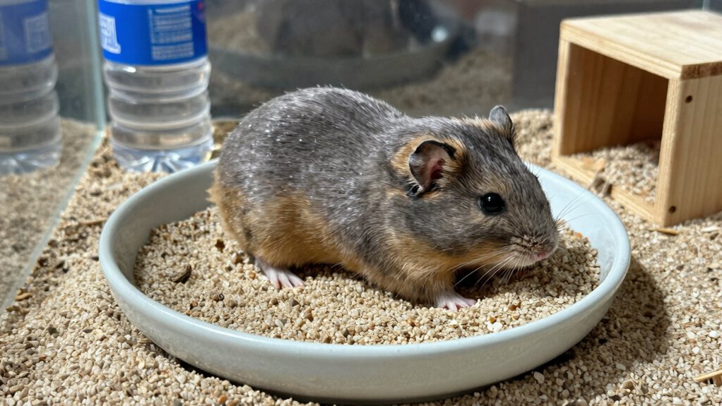 sand bath not bedding