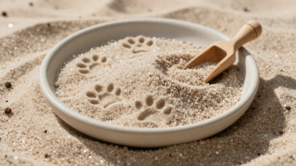 set up sand bath