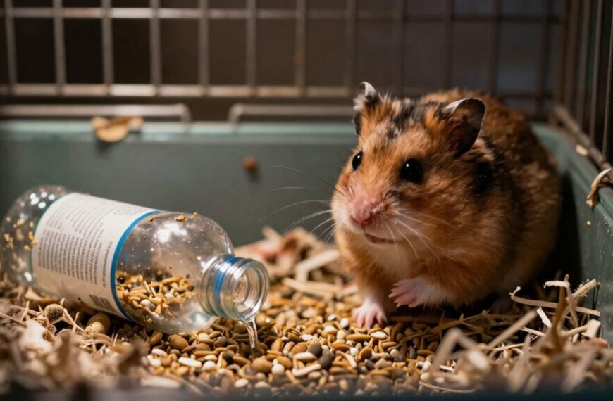 signs of hamster distress