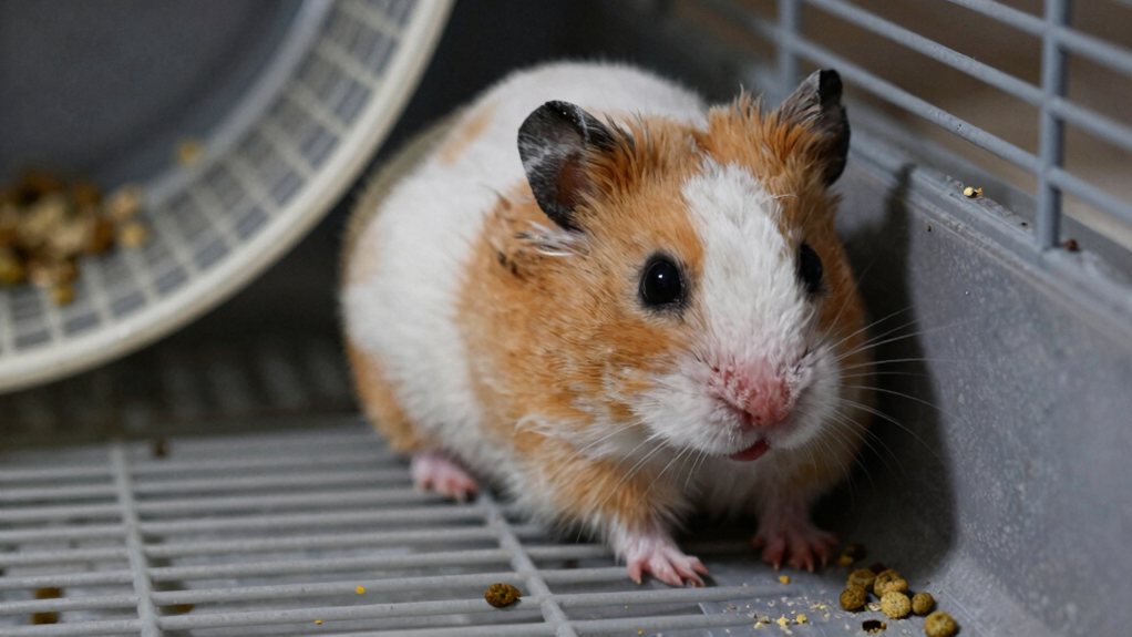 signs of hamster distress