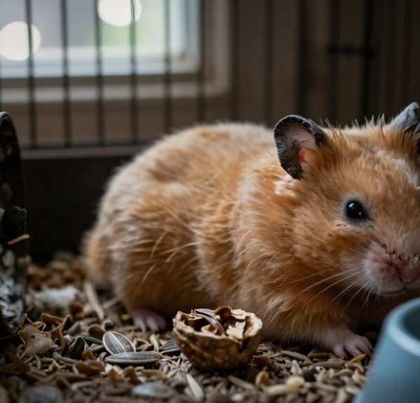 sits still stops eating