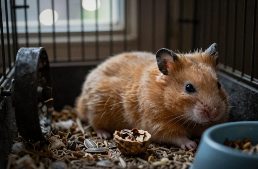 sits still stops eating