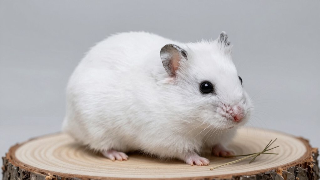 small compact fully grown hamsters
