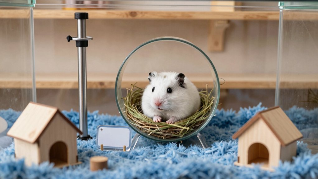 spacious safe stimulating hamster habitat