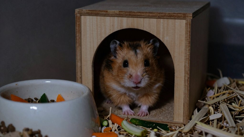 stress signs in hamsters