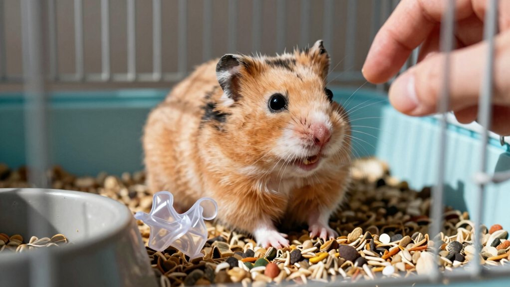 sudden hamster aggression causes