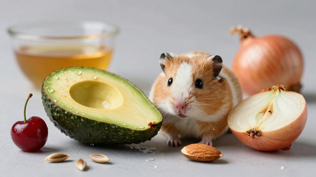 toxic foods for dwarf hamsters