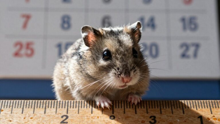two year old dwarf hamster age