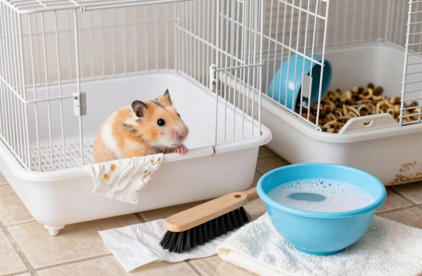 weekly cleaning recommended for hamsters