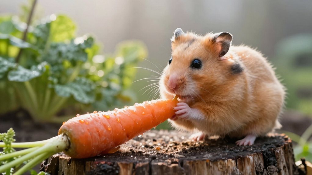 yes hamsters can eat carrots