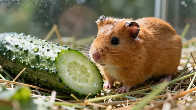 yes hamsters can eat cucumber