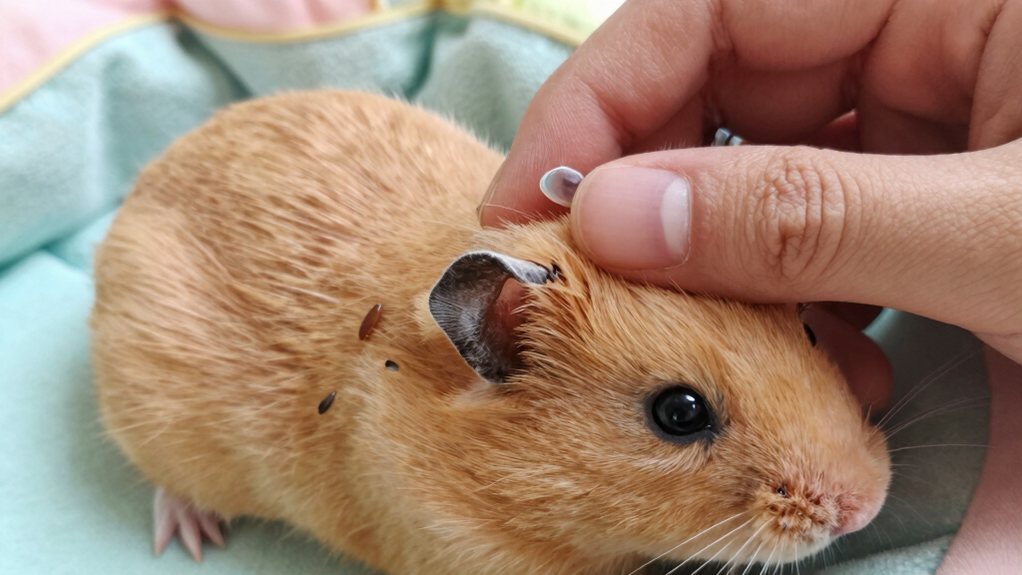 yes humans can get mites from hamsters