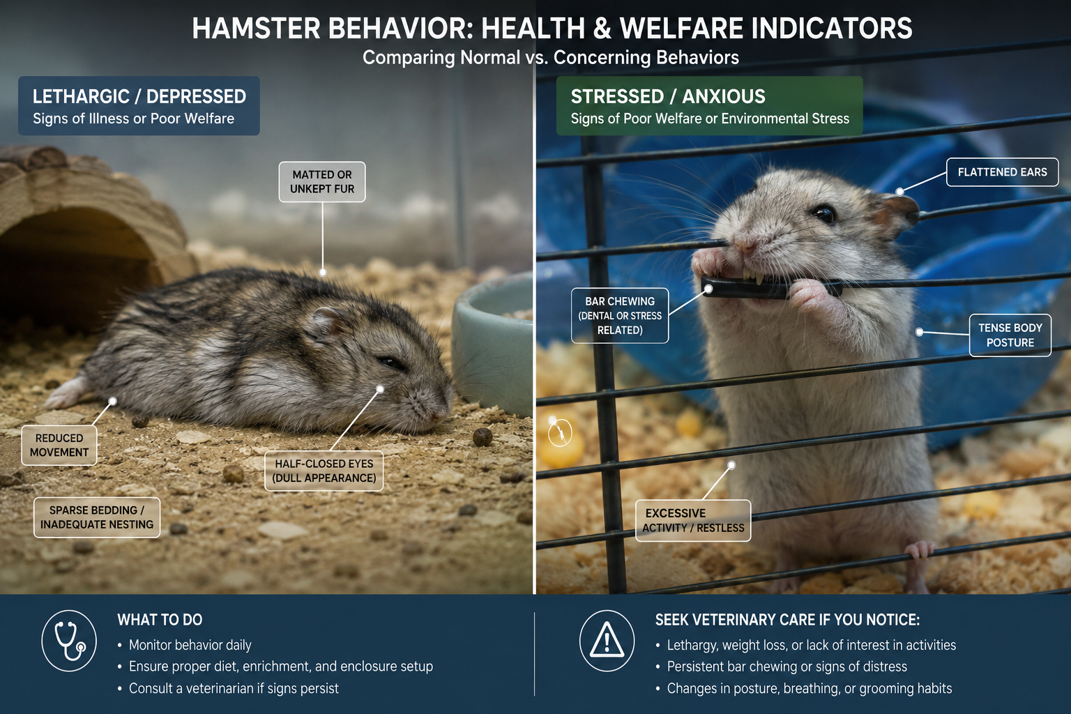 Common Signs of Unhappy Hamster Behavior