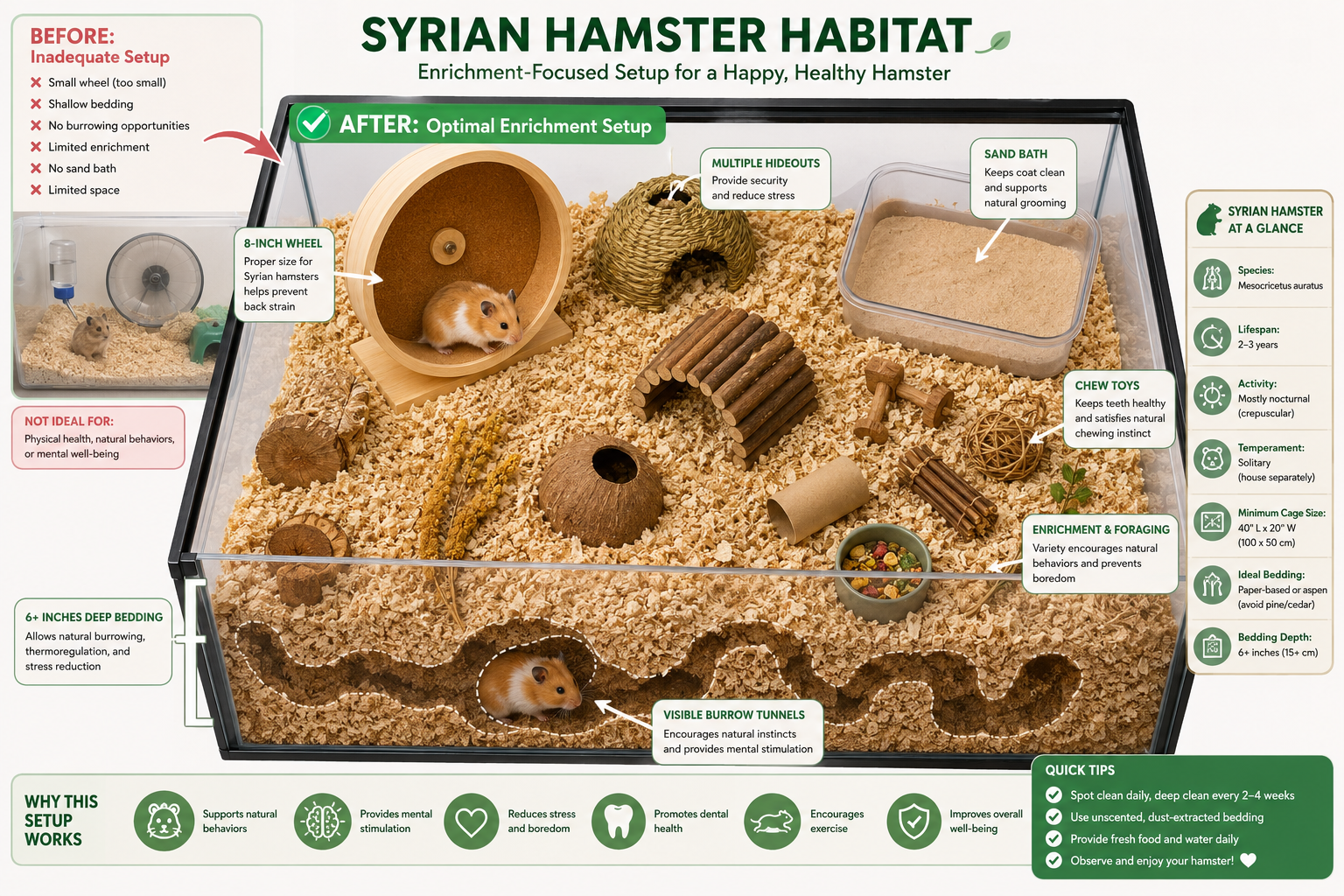 How to Improve Your Hamster's Wellbeing