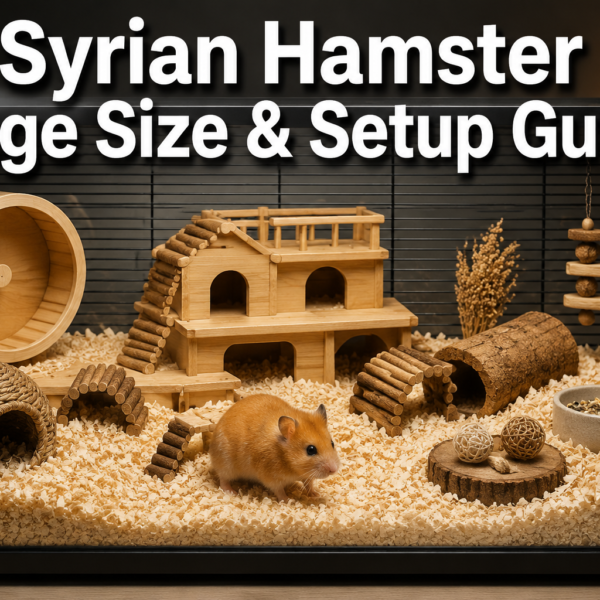 Syrian Hamster Cage Size & Setup Guide