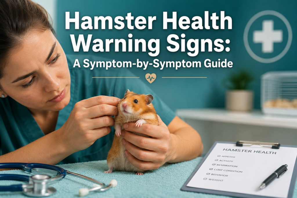 Hamster Health Warning Signs: A Symptom-by-Symptom Guide