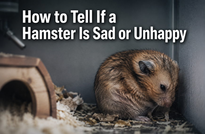 How to Tell If a Hamster Is Sad or Unhappy: Recognizing Signs of Unhappy Hamster
