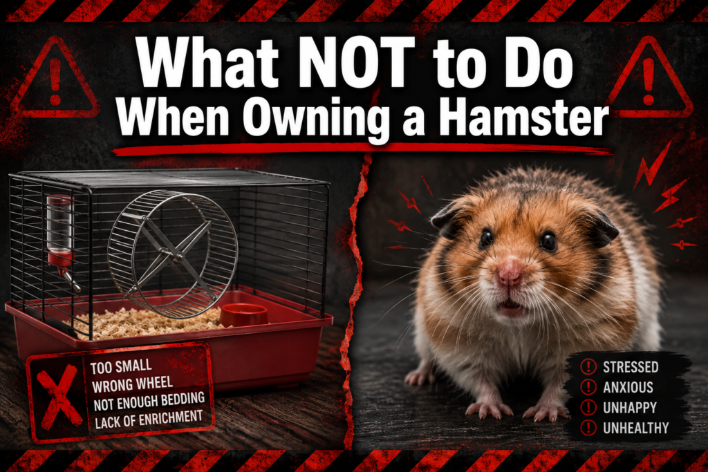 What Not to Do When Owning a Hamster