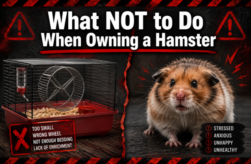 What Not to Do When Owning a Hamster
