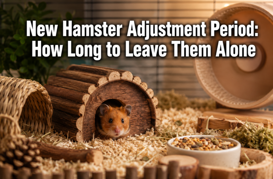 New Hamster Adjustment Period: How Long to Leave Them Alone