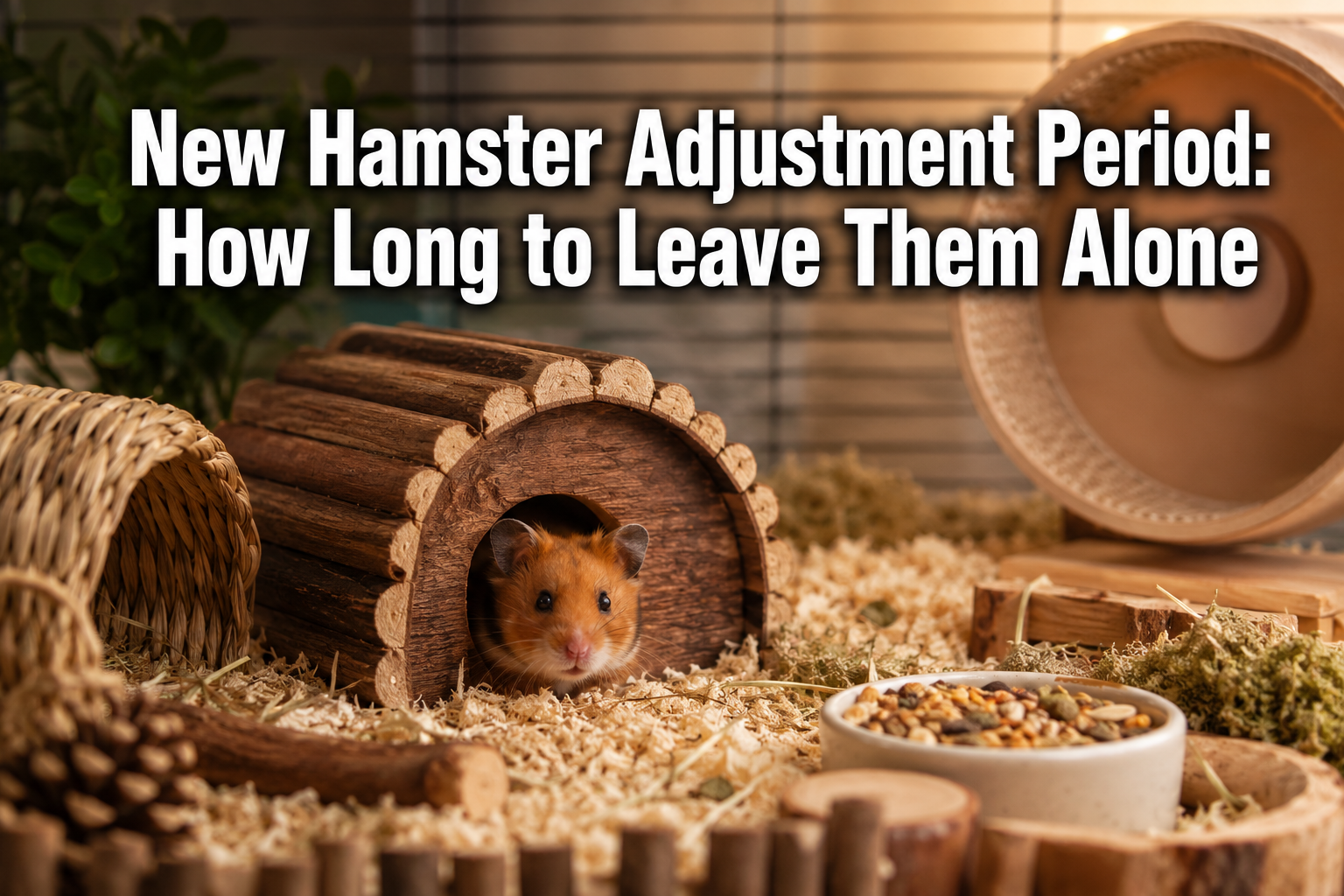 New Hamster Adjustment Period: How Long to Leave Them Alone