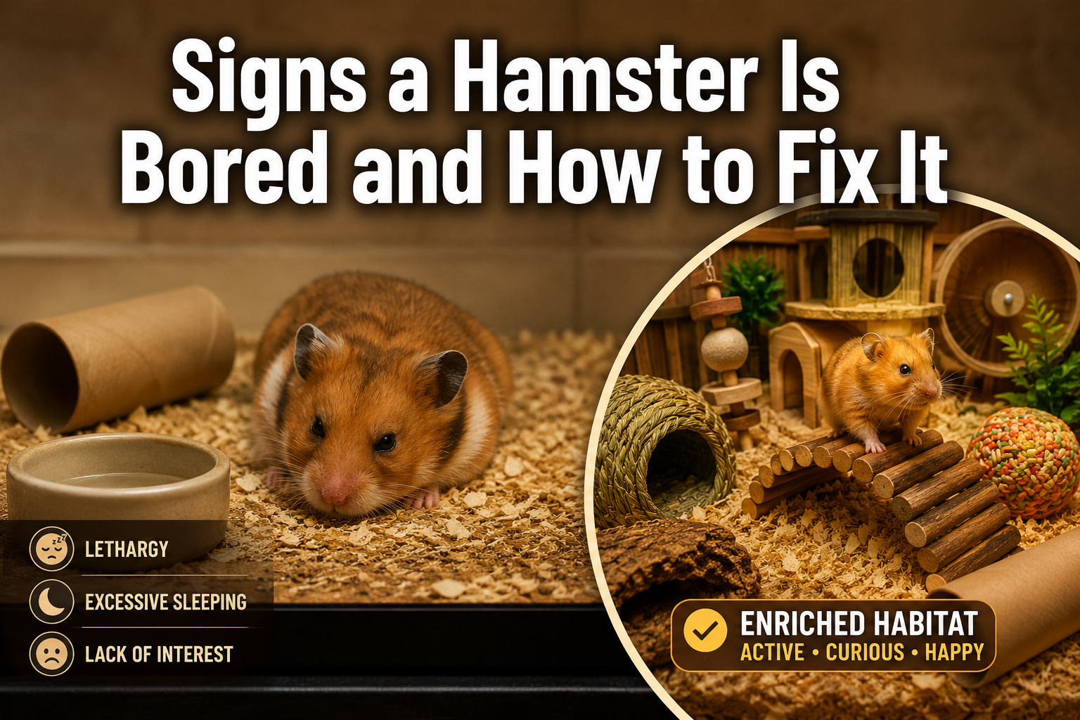 Signs a Hamster Is Bored and How to Fix It