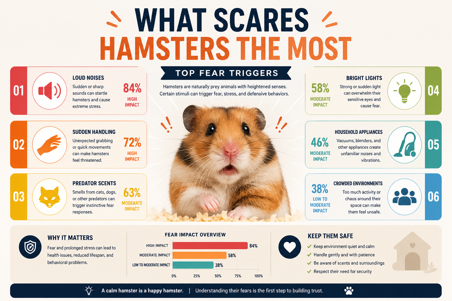 What Scares Hamsters the Most: Top Fear Triggers
